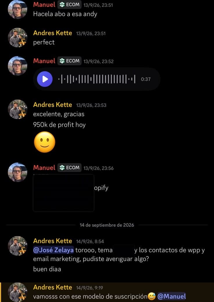 Andrés cuenta que hizo 950 K de profit en el día y arranca con el modelo de suscripción